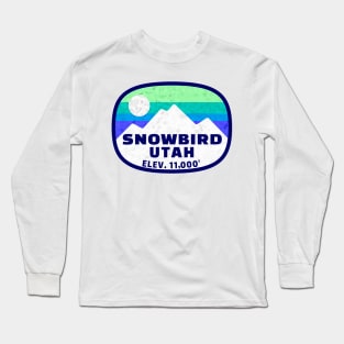 Ski Snowbird Utah Skiing Winter Sports Snowboarding Long Sleeve T-Shirt